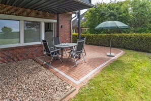 Outdoor dining - Vacation apartment Große Reede (Bensersiel)