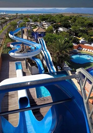 Indoor pool, outdoor pool