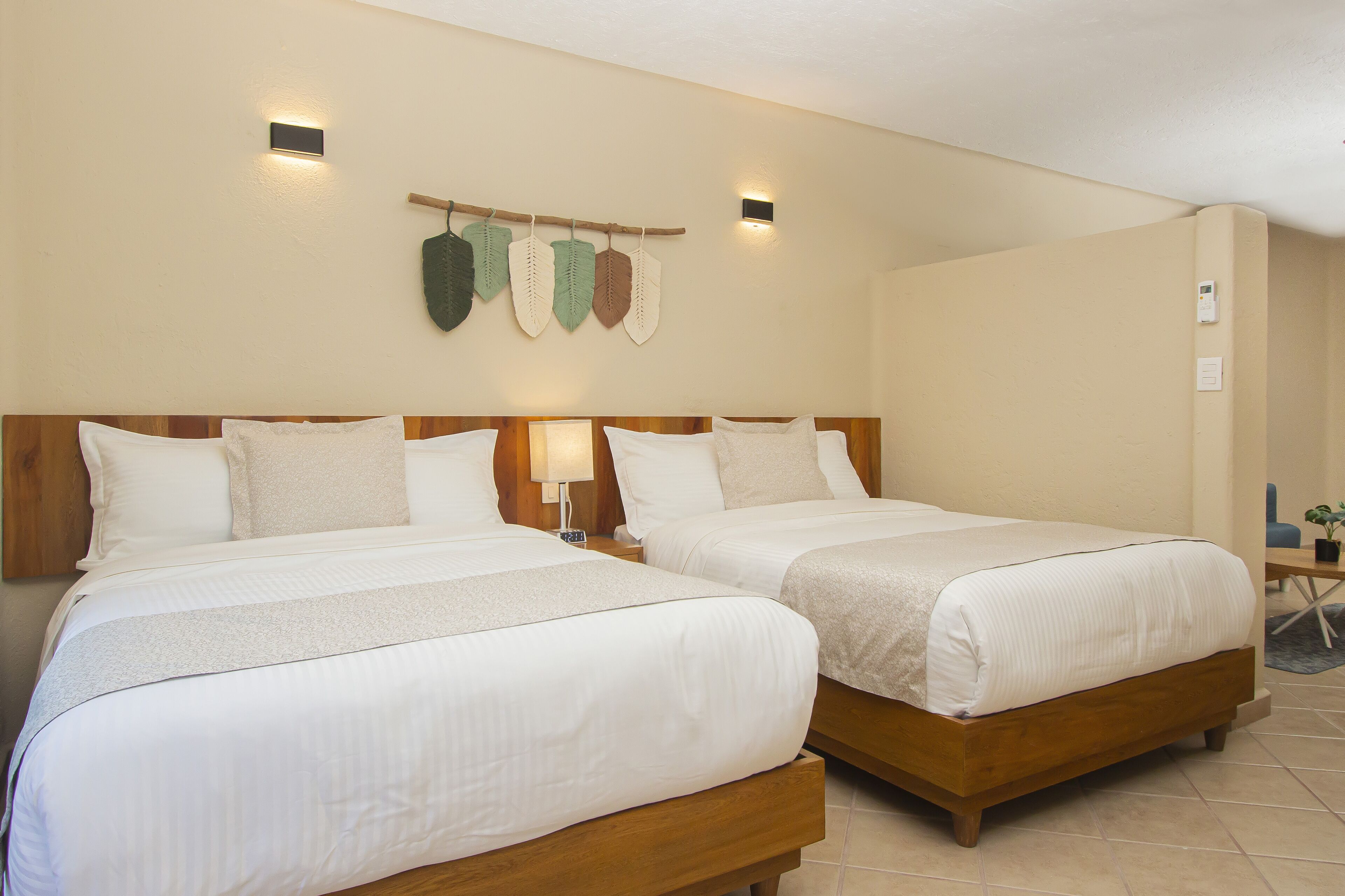 Basic Double Room, 2 Double Beds | Down comforters, in-room safe, individually decorated