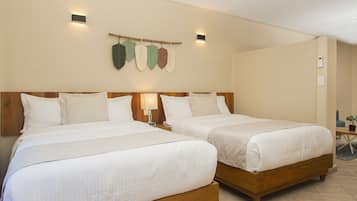 Basic Double Room, 2 Double Beds | Down comforters, in-room safe, individually decorated