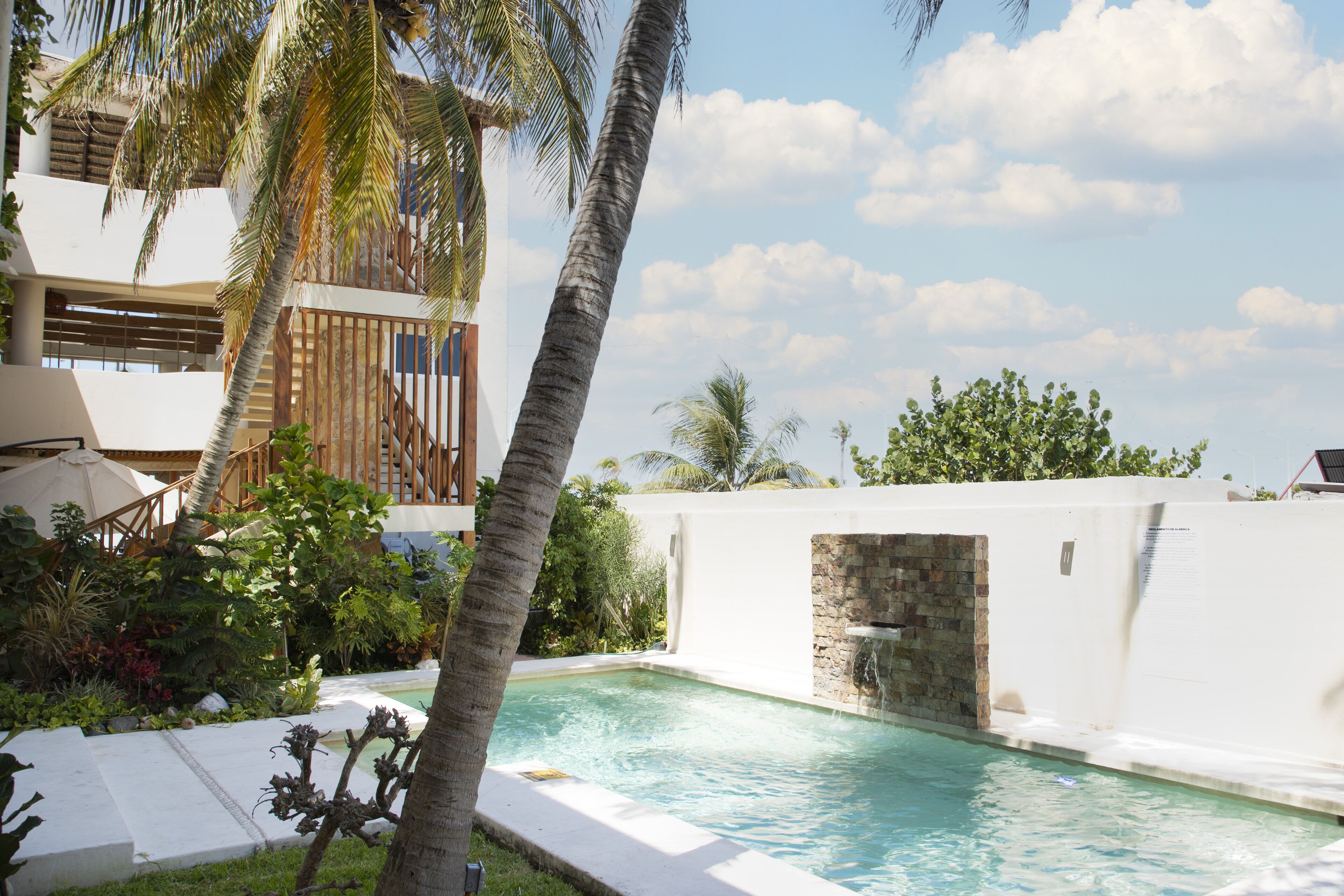 Alberca al aire libre 