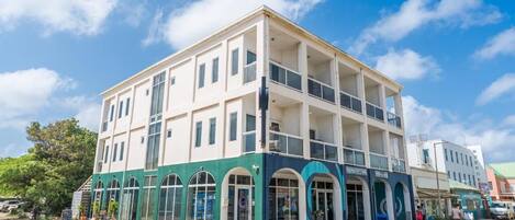 Overnatningsstedets facade