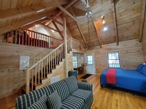 TV, fireplace, DVD player