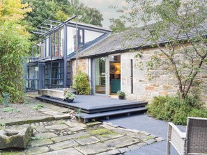 Terrace/patio - You’ll love the bright open space allowing for some real family fun. (Lothianburn, near Edinburgh)