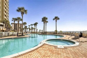 Pool - Paradise Awaits!  On The Sand at Grand Panama!  Sleeps 8! (Panama City Beach)