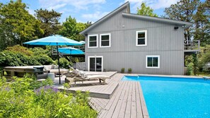 Hus - flera sängar (Shinnecock Hills Haven) | Pool | Utomhuspool och uppvärmd pool