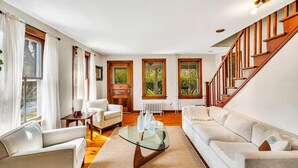 Huis, meerdere bedden (East Hampton Haven) | Woonkamer
