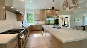 House, Multiple Beds (Modern Farmhouse Fantasy) | Private kitchen | Microwave, toaster, blender, dining tables