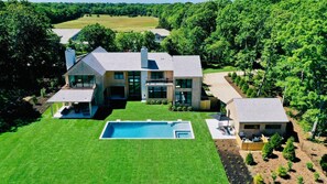 하우스, 침대(여러 개) (Modern Farmhouse Fantasy) | 수영장 | 야외 수영장, 온수 수영장