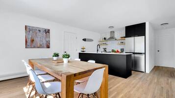 House, Multiple Beds (Noyack Bay Beauty) | Private kitchen | Microwave, toaster, dining tables