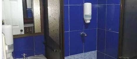 Regadera y toallas