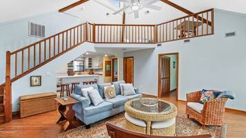 Una Smart TV, libros