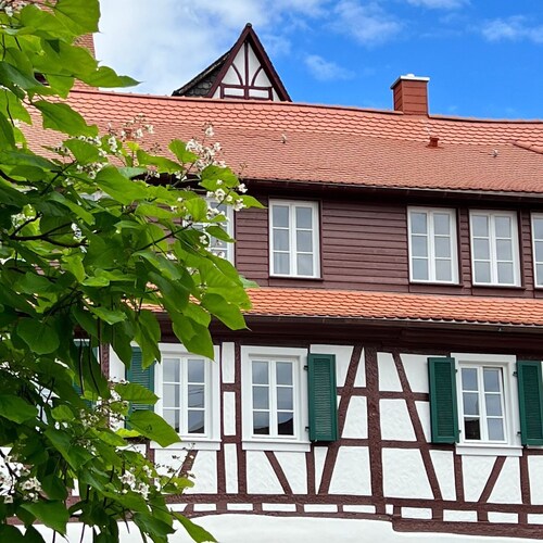 Ferienwohnung Heppenheim- Wohnung "Altstadt" mit Terrasse | Das schiefe Haus