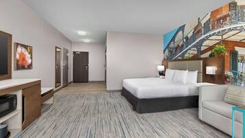 In-room safe, desk, blackout curtains, iron/ironing board