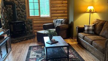 TV connectée, cheminée