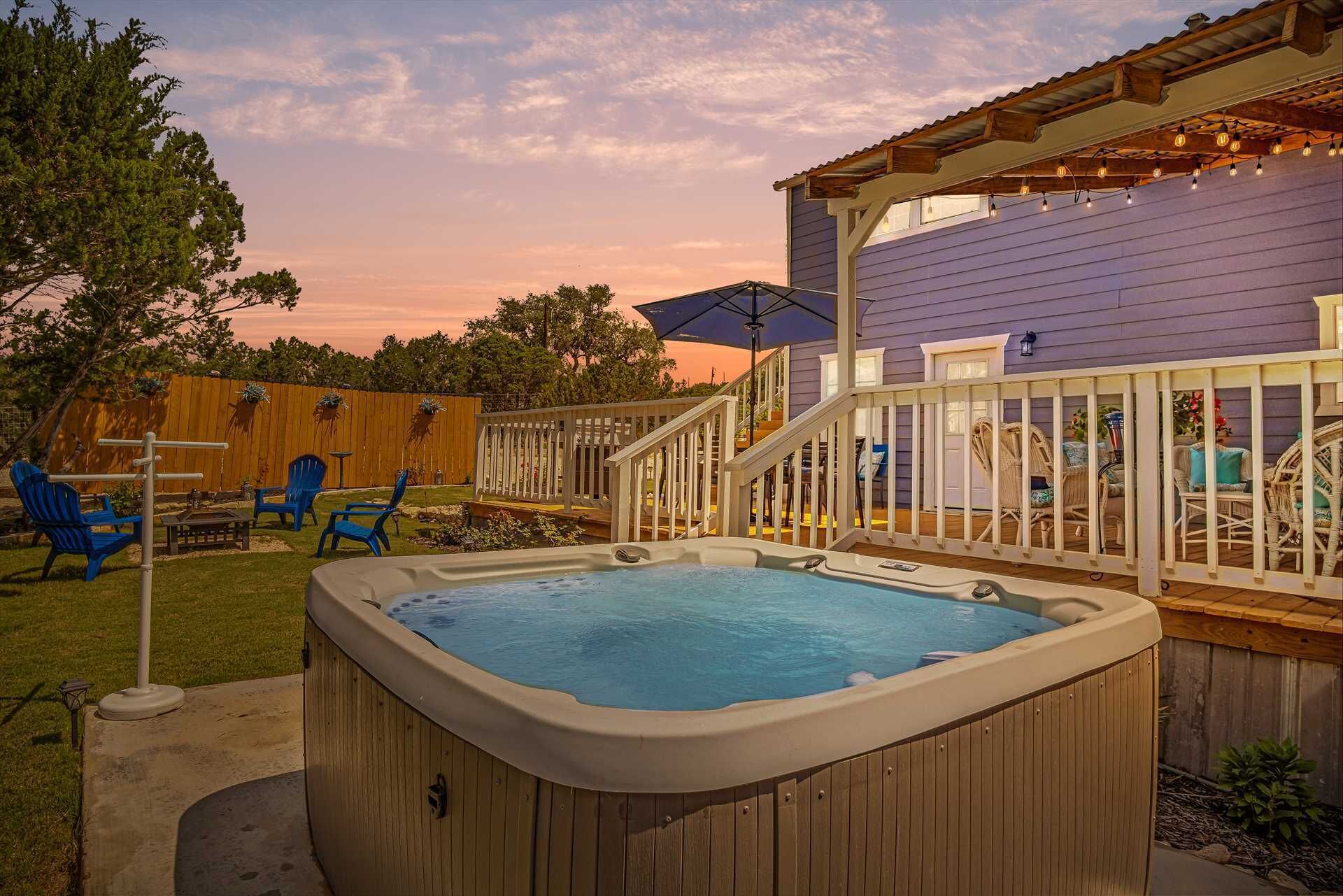 Blue Oasis in the Hill Country