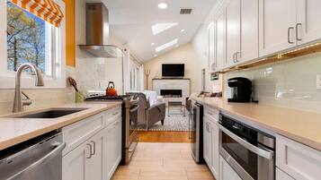 House, Multiple Beds (Escape on Big Fresh Pond) | Private kitchen | Microwave, toaster, blender, lobster pot