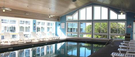 Indoor pool, outdoor pool