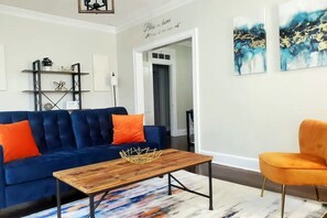 Smart TV, fireplace, table football, offices