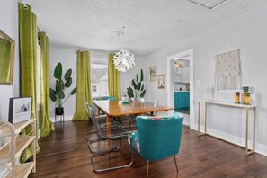 Dining - 4-Bed Home with Pool by KU & 39th St. Shops | 4 (Kansas City)