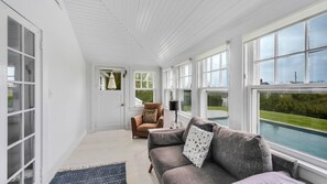 House, Multiple Beds (Fort Pond Pristine) | Living room