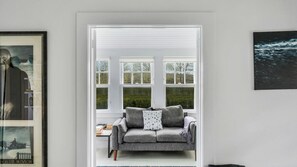 House, Multiple Beds (Fort Pond Pristine) | Living room