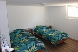 2 chambres, lit parapluie, Wi-Fi gratuit