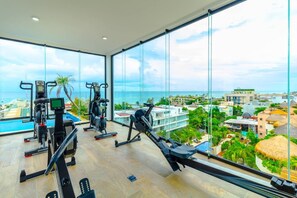 Fitness facility - New Studio in the Best Location, Steps From Beach (Playa del Carmen)