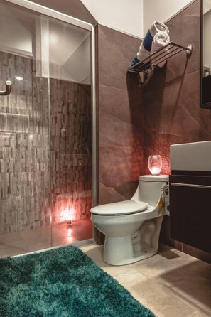 Bathroom - Huge, Modern Loft, , AC, Sleeps 6! (Playa del Carmen)