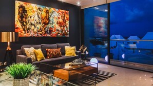 Living area - Fabulous PH, Private Pool, High Speed Internet! (Playa del Carmen)