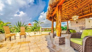 Terrace/patio - One BR Penthouse, 150 m From 5th Avenue, all in! (Playa del Carmen)