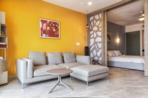 Interior - Gorgeous 1-br Condo for 4, 3 Blks From Ocean! (Playa del Carmen)