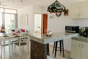Dining - Two Condos Same Floor Steps to Beach 4br! A/c!! Sleeps 12!! (Progreso)