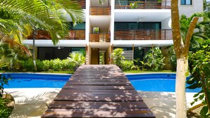 Outdoor pool - Luxe 3BR Penthouse! Private Jacuzzi! Sleeps 10!! (Tulum)