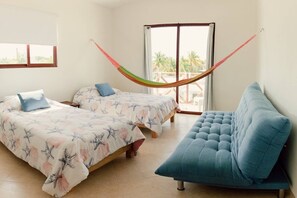 2 habitaciones y espacio para trabajar con laptop 