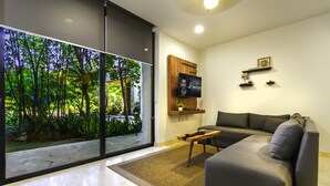 Living room - 2 BR lux Condo in Akumal (Akumal)