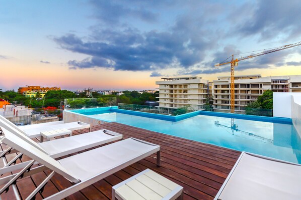 Alberca al aire libre 