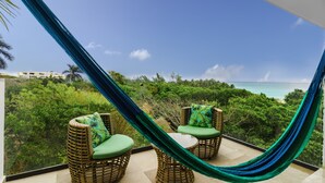 Terrace/patio - Ocean Views! Steps to the Beach! Sun! (Playa del Carmen)
