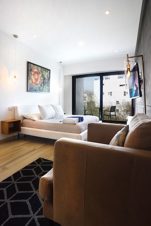 1 habitación y espacio para trabajar con laptop 