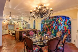 Dining - Casa Lamont - Remarkable Private 4 Bedroom Villa With Private Pool! - Amapas/romantic Zone. Incredible Location! (Puerto Vallarta)