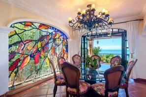Dining - Casa Lamont - Remarkable Private 4 Bedroom Villa With Private Pool! - Amapas/romantic Zone. Incredible Location! (Puerto Vallarta)