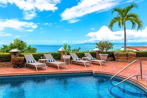 Outdoor pool, a heated pool - Casa Lamont - Remarkable Private 4 Bedroom Villa With Private Pool! - Amapas/romantic Zone. Incredible Location! (Puerto Vallarta)