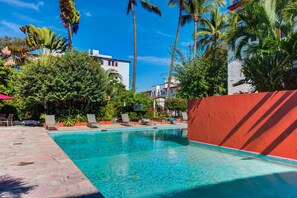 Outdoor pool - Cute and Cozy 1 Bed 1 Bath at Loma del Mar! Heart of the Romantic Zone, Blocks to the Beach! (Puerto Vallarta)