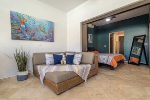 1 bedroom, laptop workspace, iron/ironing board, bed sheets - -- Adorable & Comfy -- 1 Bedroom Studio -- Walking Distance to Cabo San Lucas's Famous Marina!! (Cabo San Lucas)