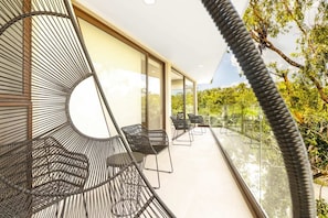 Terrace/patio - Luxury Penthouse Private Rooftop Pool GYM 3 BR in Tulum (Tulum)