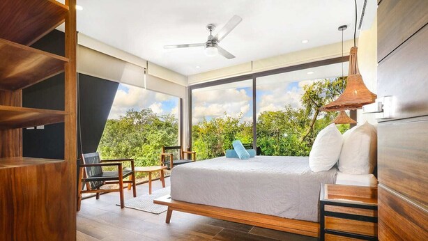 Room - Luxury Penthouse Private Rooftop Pool GYM 3 BR in Tulum (Tulum)