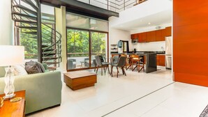 Living area - Loft Condo, Sleeps 8 (Akumal)