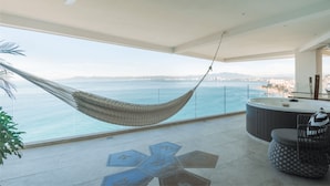 Terrace/patio - Stunning Views! Amazing Sub Penthouse 5 Bedroom 4.5 Bathroom at Indah By Sayan! Shiva Apartment PVR (Puerto Vallarta)