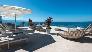 Terrace/patio - Stunning Views! Amazing Sub Penthouse 5 Bedroom 4.5 Bathroom at Indah By Sayan! Shiva Apartment PVR (Puerto Vallarta)