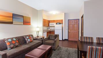 TV, DVD player, offices